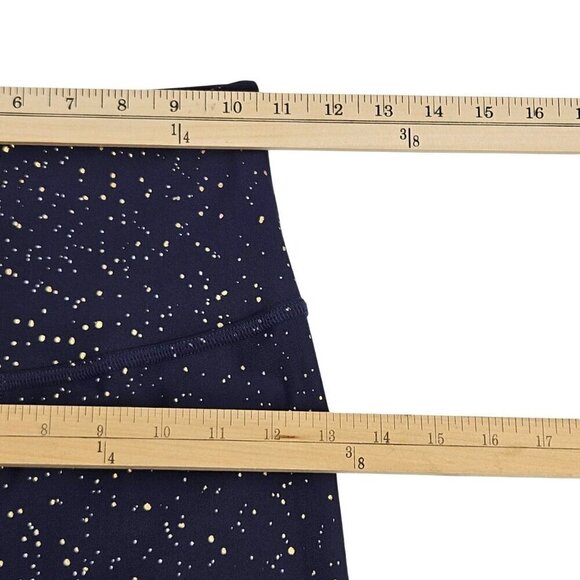 Beyond Yoga High Waisted Alloy Ombre Midi Legging Navy & Gold Women's Size S - Picture 12 of 14